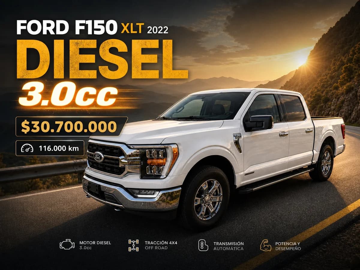FORD F150 XLT DIESEL 3.0cc FULL EXCELENTE ESTADO (MUY ECONO) - Imagen 1