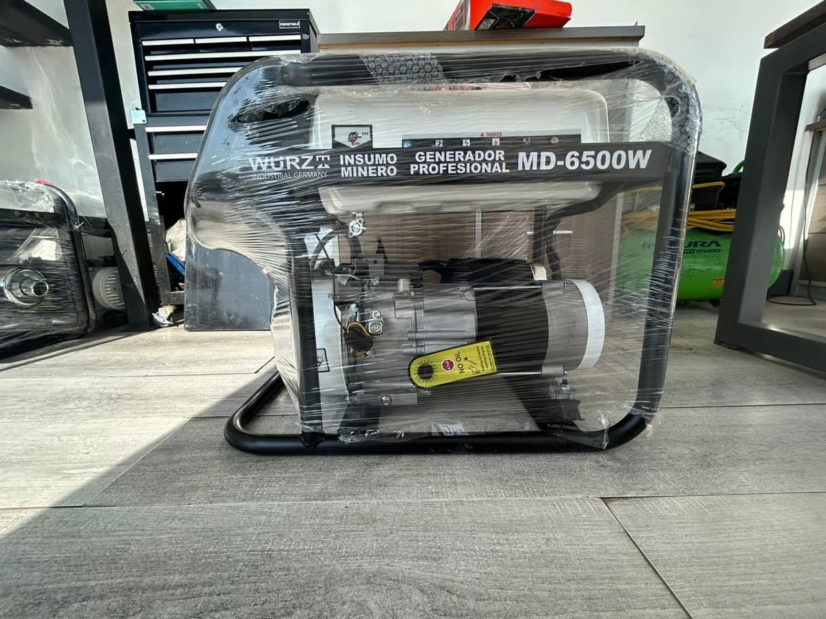Generador a bencina WURZ MD-6500W (NUEVO) - Imagen 1
