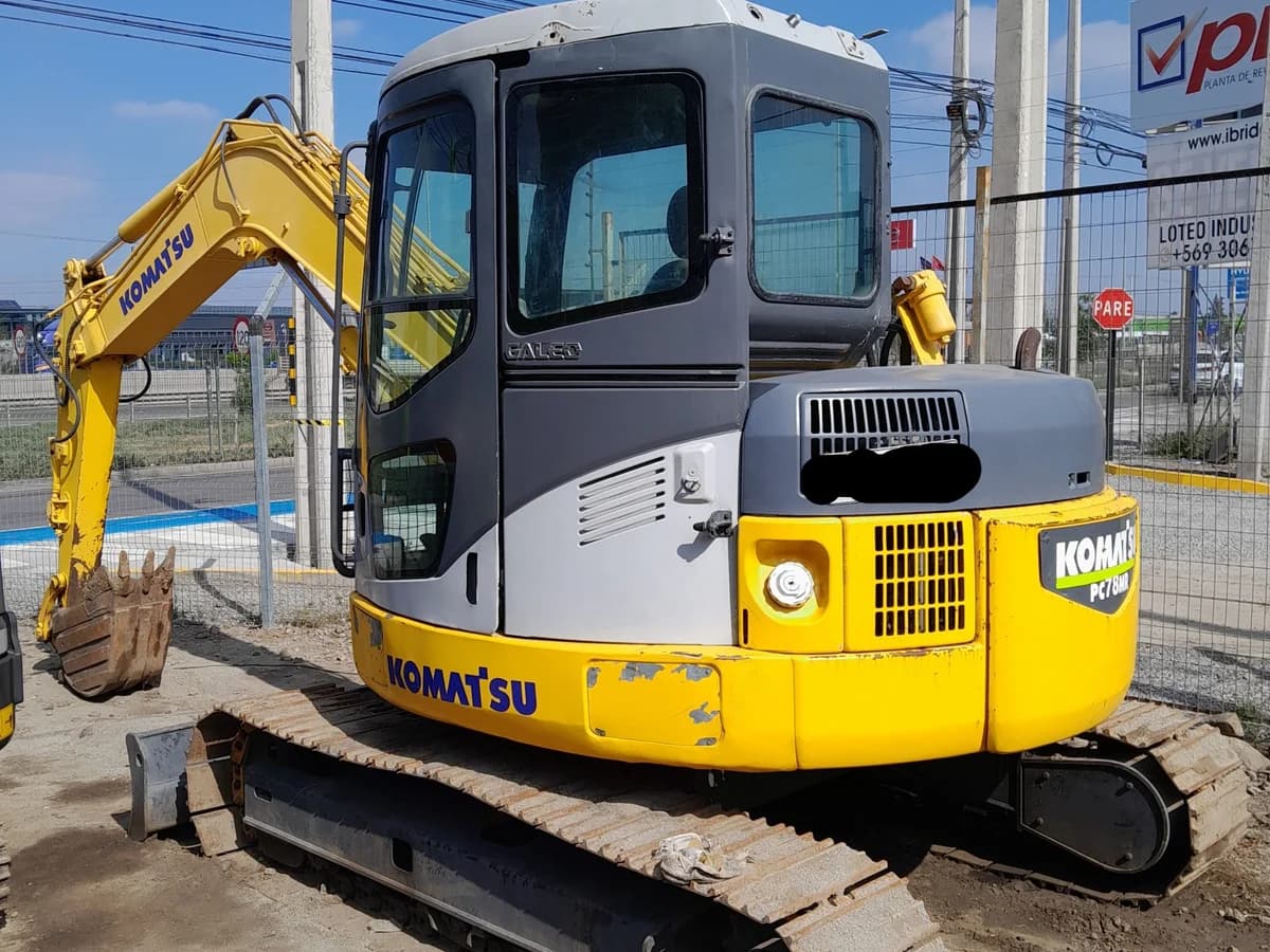 Mini Excavadora Komatsu PC 78 Año 2012 - Imagen 7