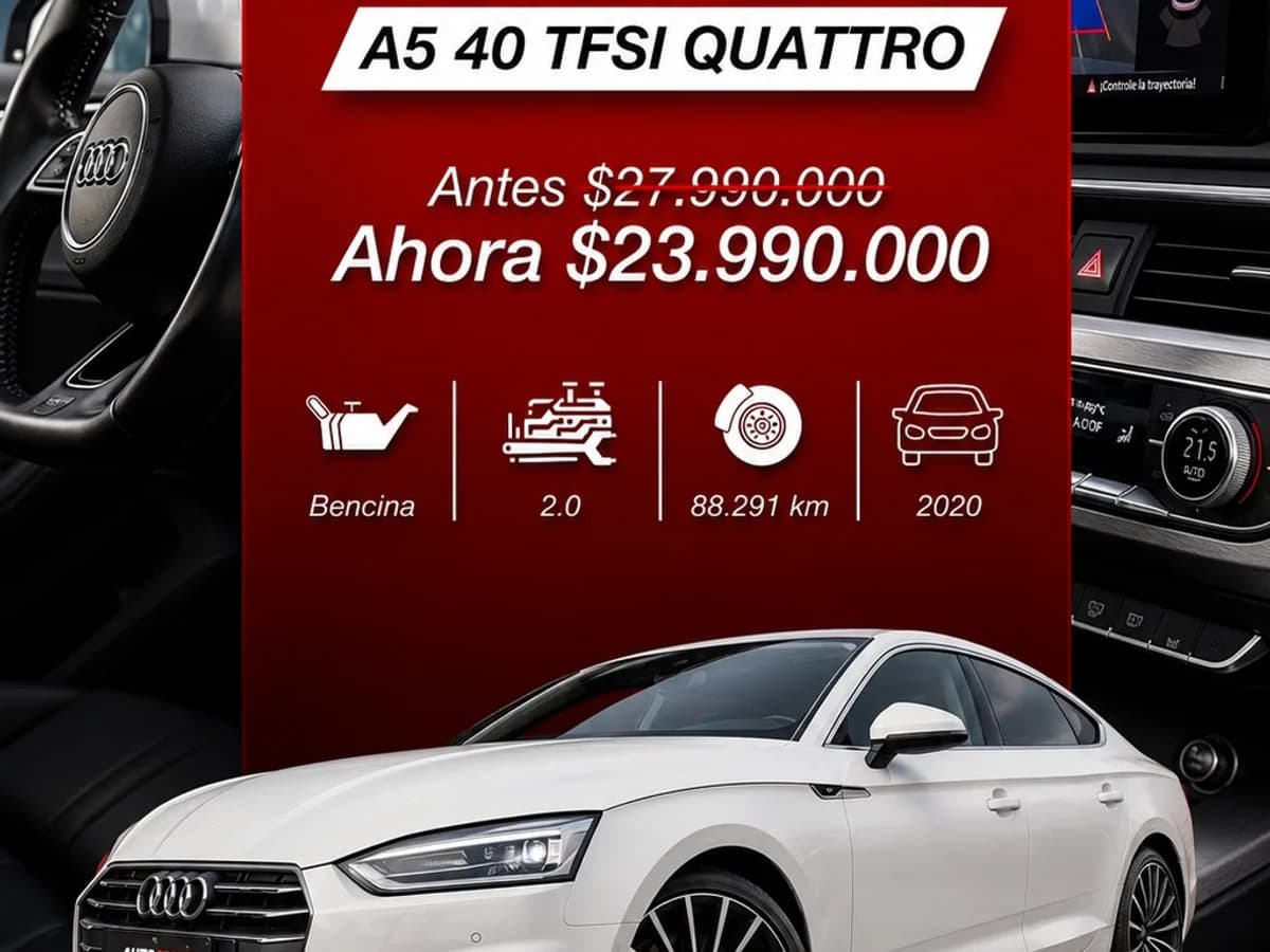 AUDI A5 40 TFSI QUATTRO 2020 - Imagen 17