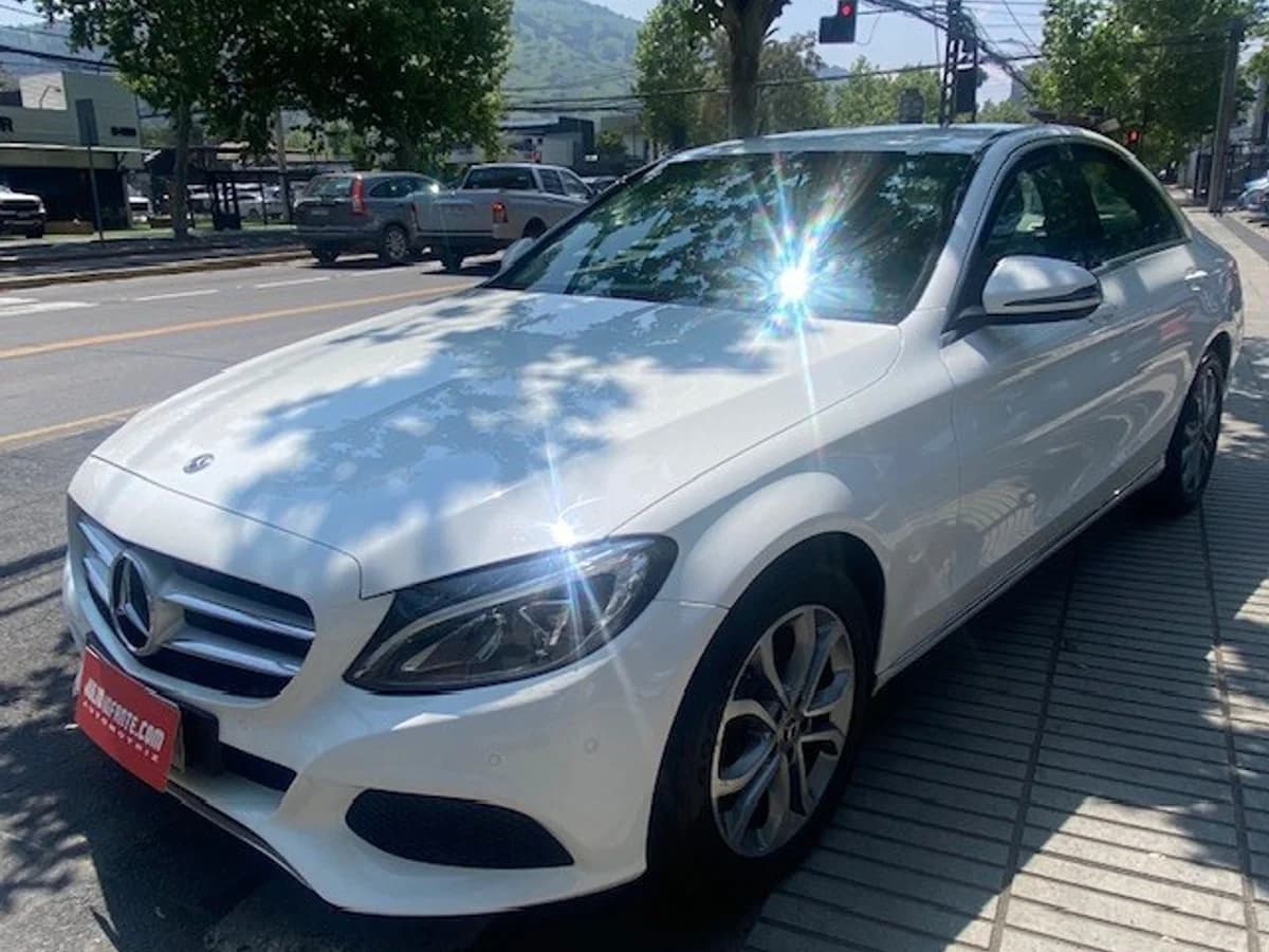 MERCEDES-BENZ C180 1.6 cuero, paddle shift 2018 - Imagen 1